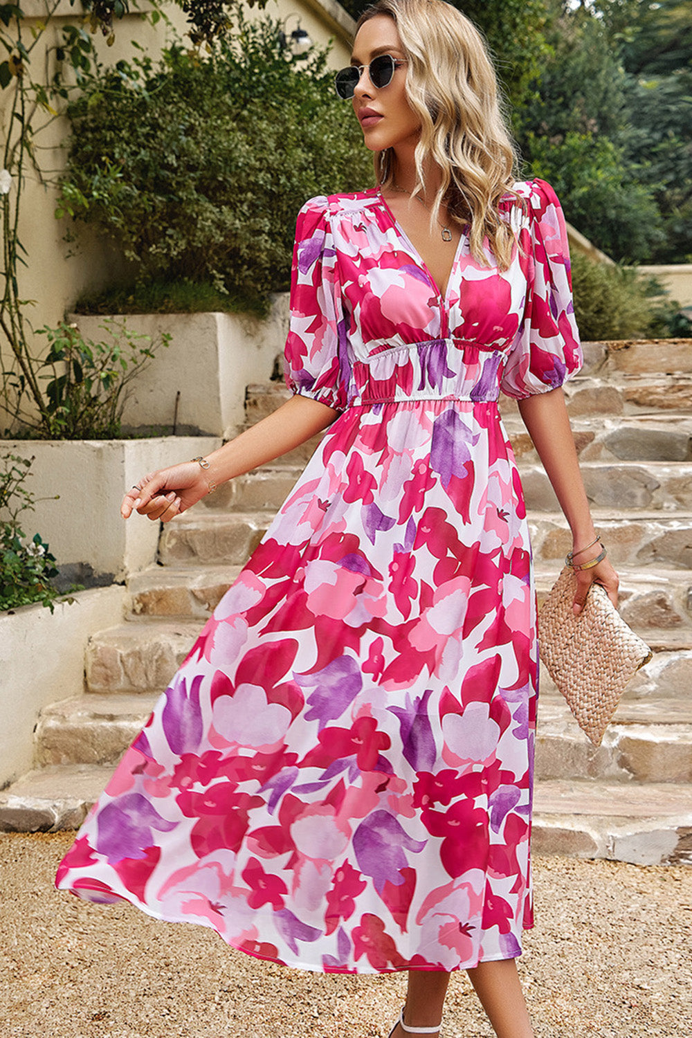 MIRA FLORAL™ | MAXI KLÄNNING