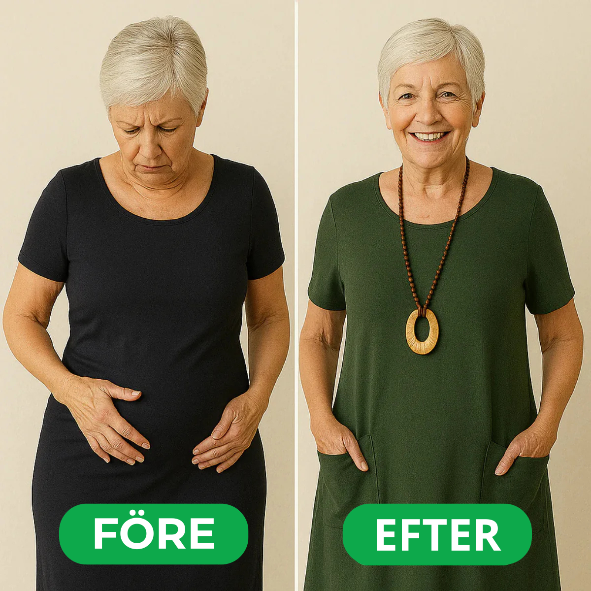 ALMARA™| ELEGANT KLÄNNING MED DISKRET MAGTÄCKNING