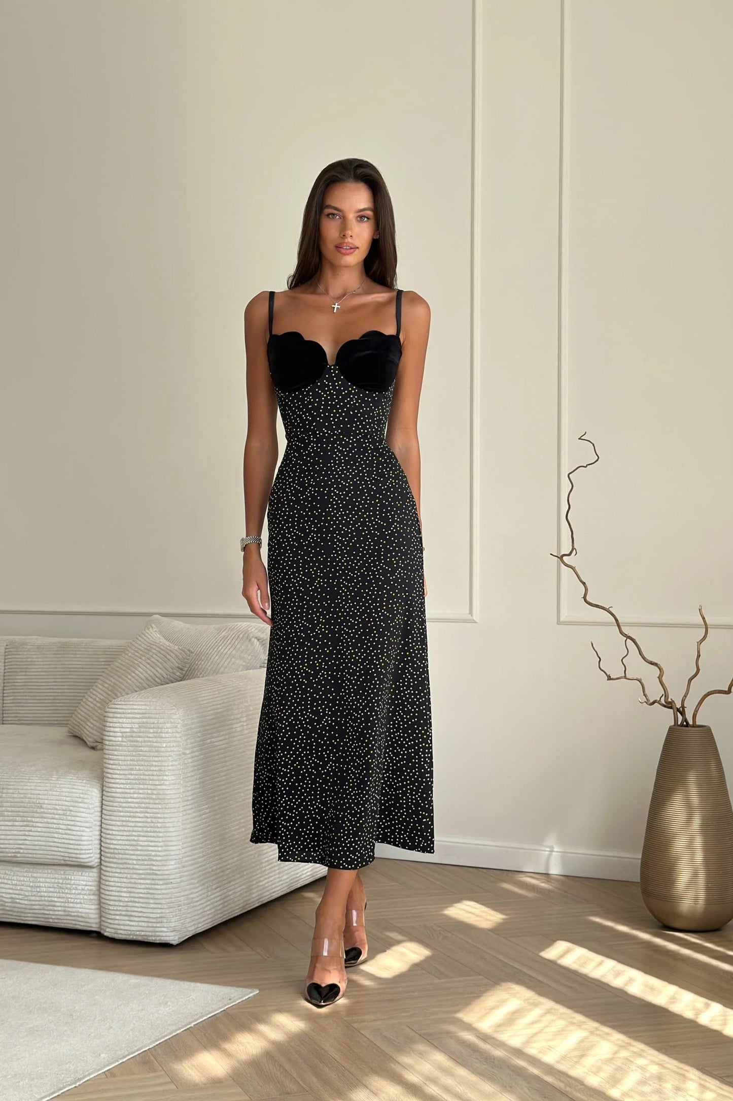 CLÉMENCE™ | ELEGANT MIDI KLÄNNING