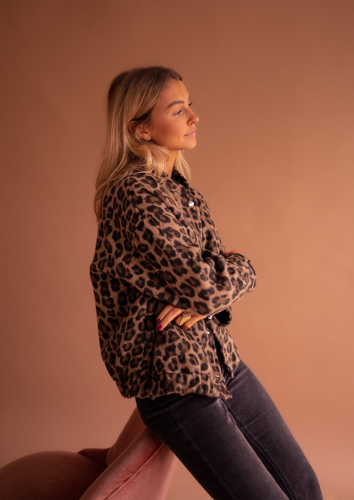 LEONA™ | TRENDIG JACKA MED LEOPARDMÖNSTER