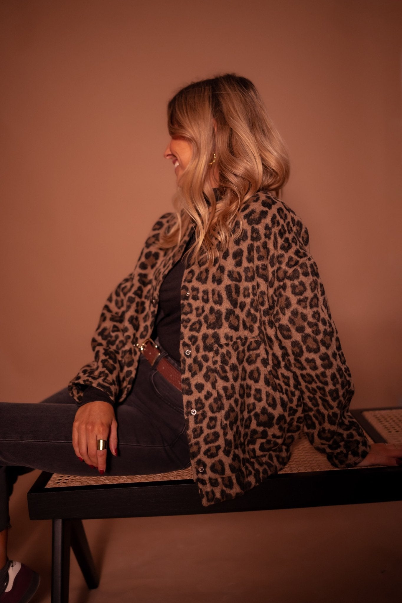 LEONA™ | TRENDIG JACKA MED LEOPARDMÖNSTER