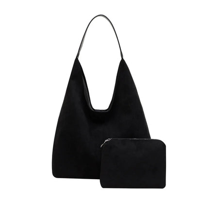 VELORA™ | 2-DELAD SUEDE VÄSKA