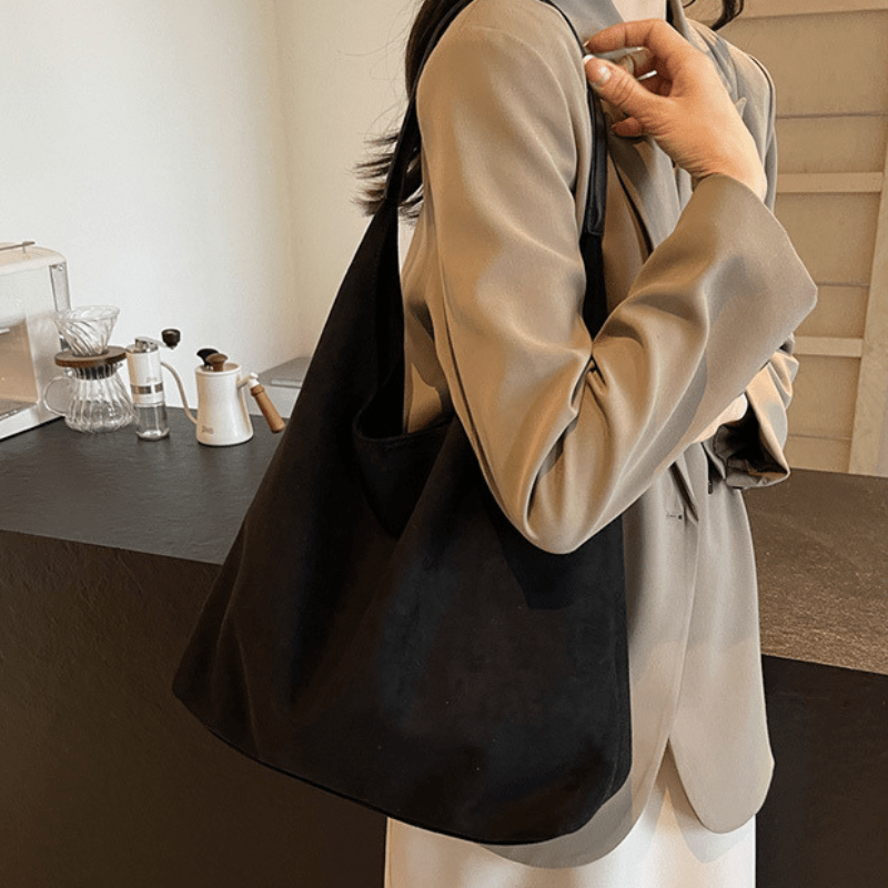 VELORA™ | 2-DELAD SUEDE VÄSKA