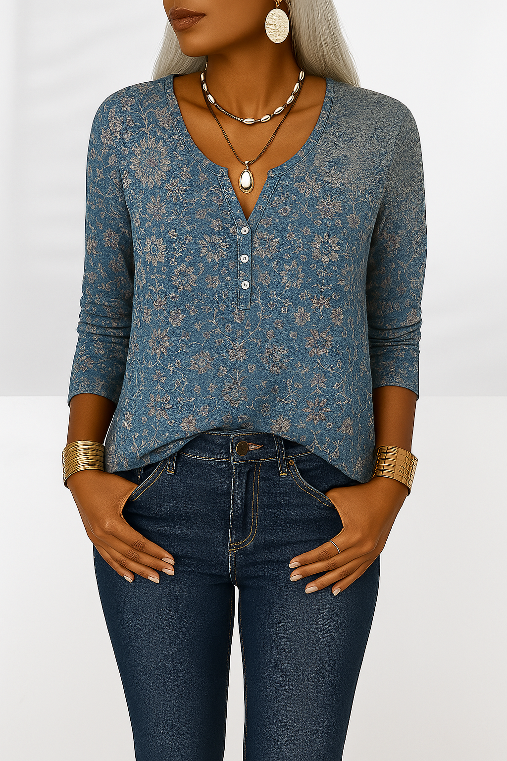 NOLÉVA™ | ELEGANT BOHO-BLUS