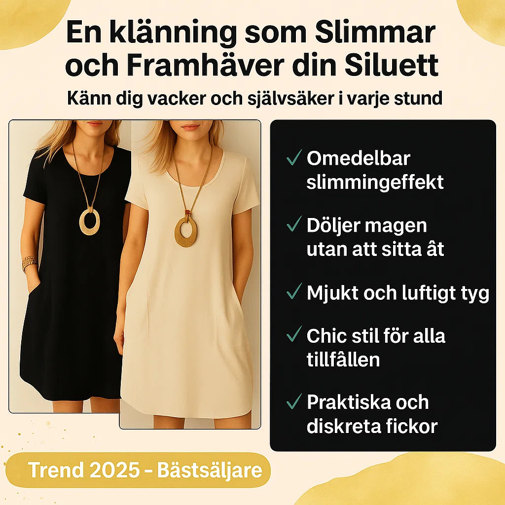ALMARA™| ELEGANT KLÄNNING MED DISKRET MAGTÄCKNING