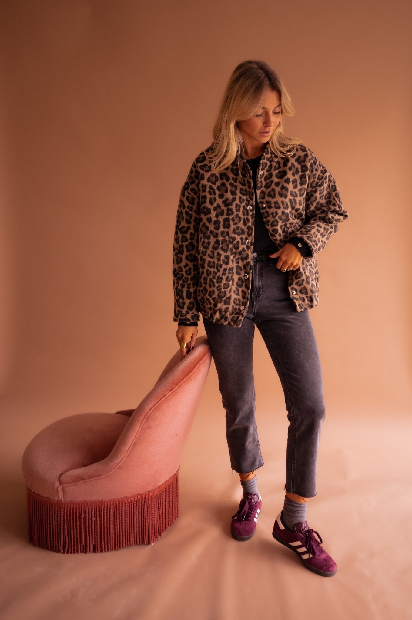 LEONA™ | TRENDIG JACKA MED LEOPARDMÖNSTER